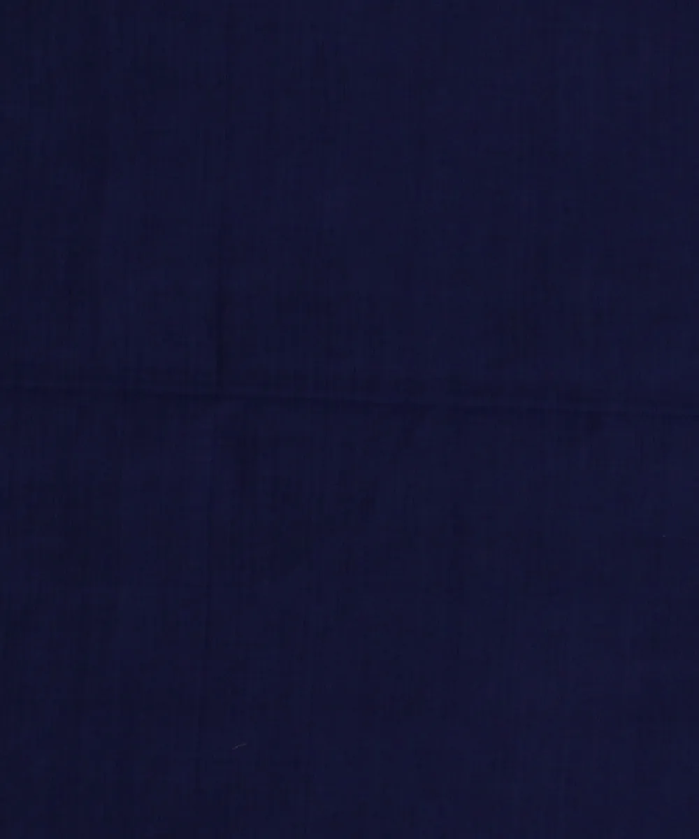 0.45m Navy blue mangalagiri handwoven cotton fabric