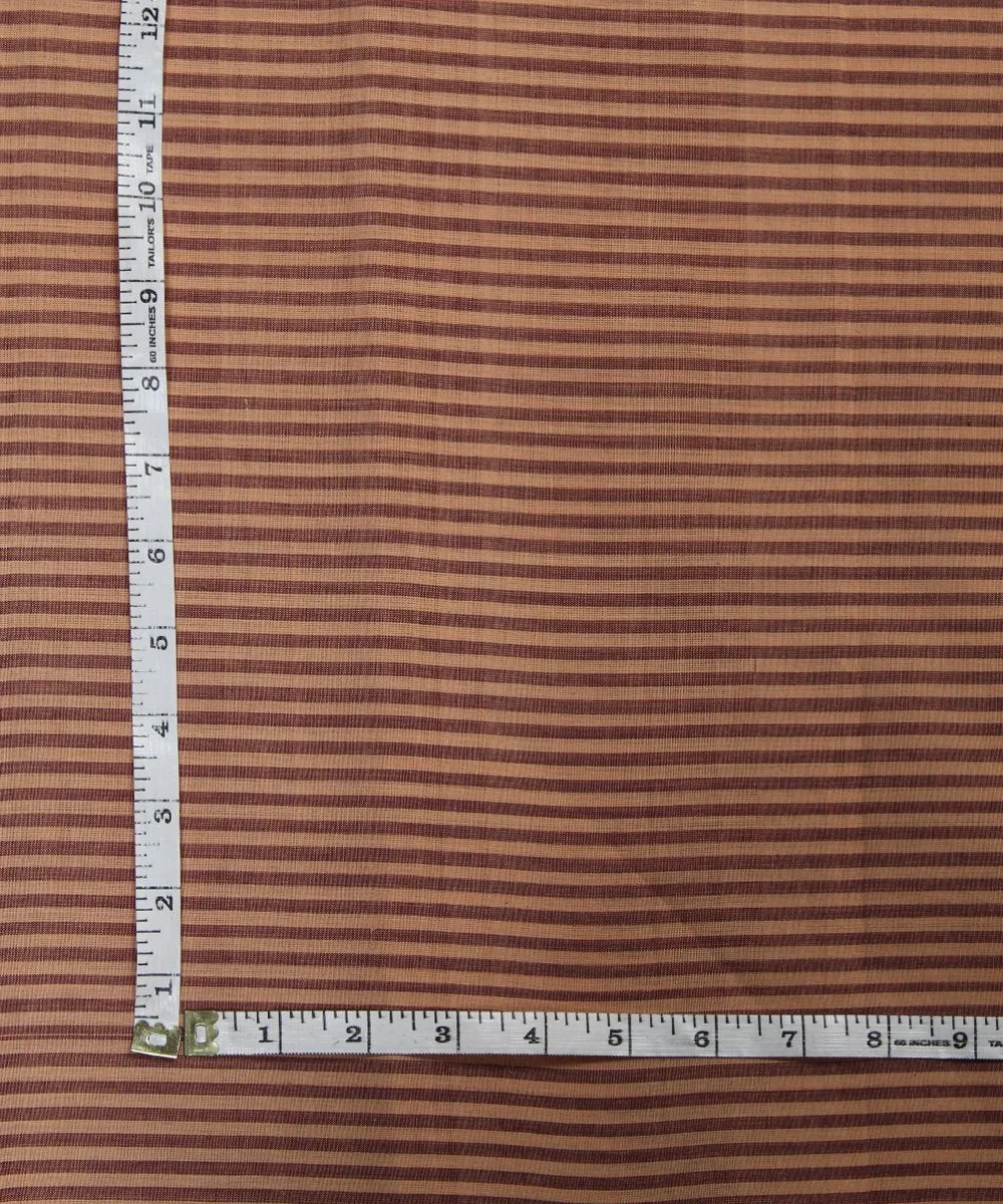 1.4m brown handloom mangalagiri fabric