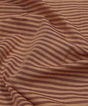 1.4m brown handloom mangalagiri fabric