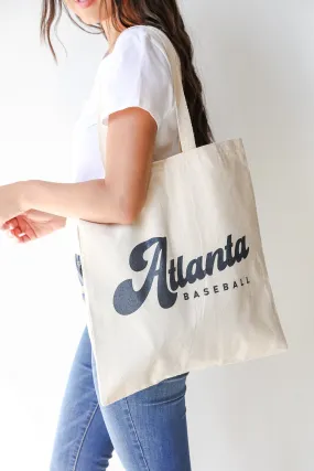 Atlanta Baseball Tote Bag