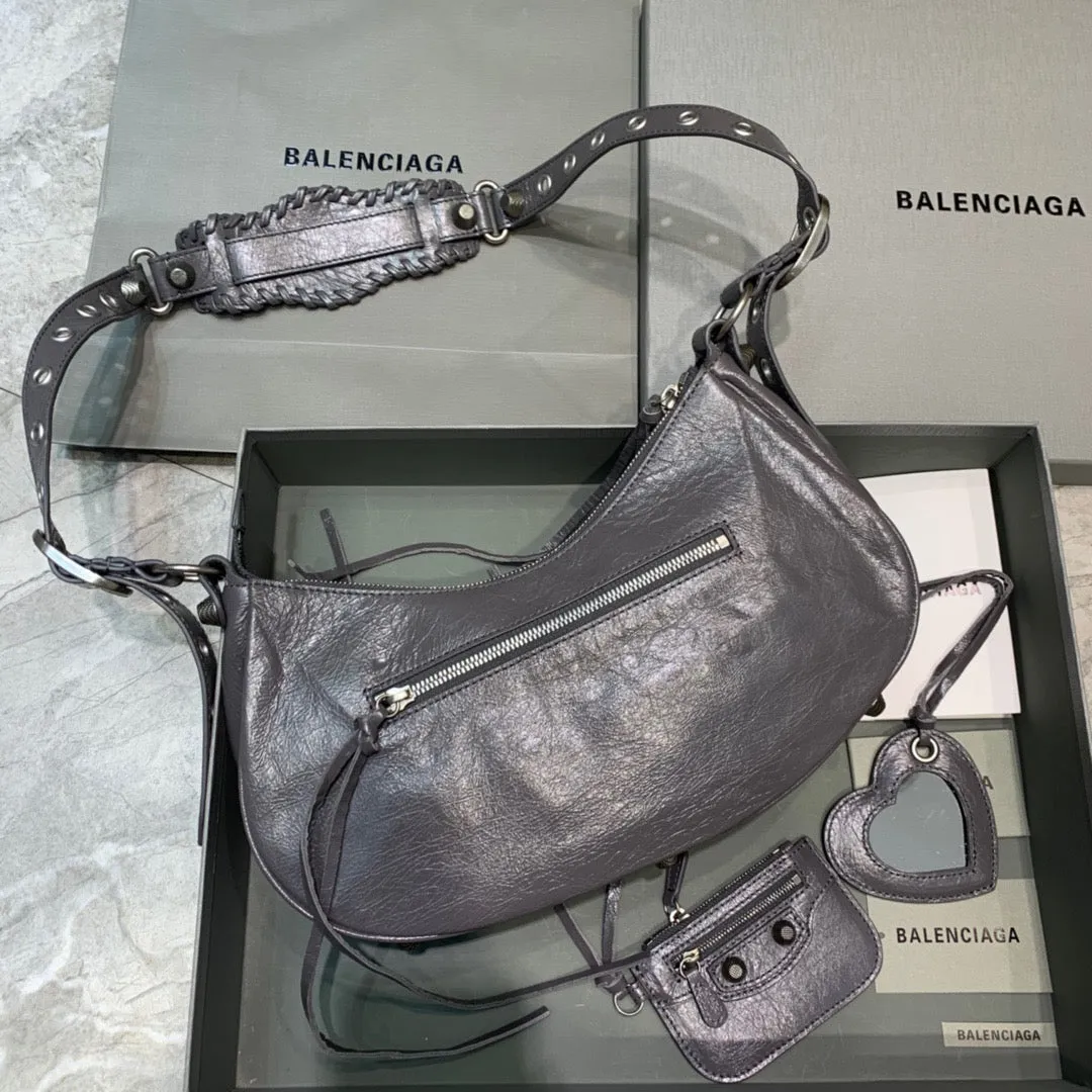 Balen Le Cagole XS Shoulder Bag In Gray, For Women,  Bags 13in/33cm