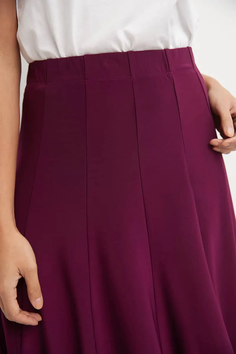 Bell Shaped Long Skirt with Flippy Flare