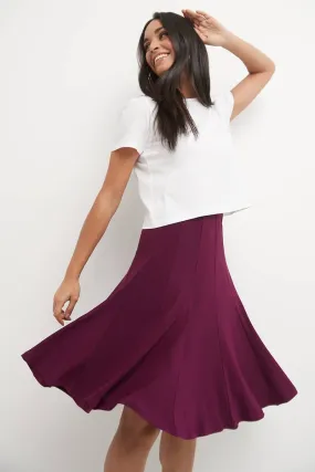 Bell Shaped Long Skirt with Flippy Flare