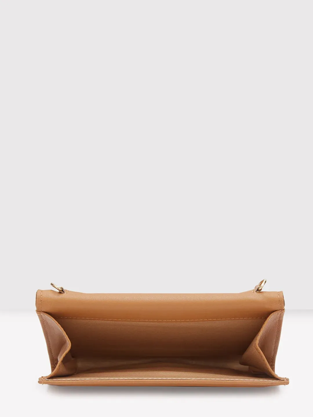 Caprese Helene Flapover Wallet Medium Tan