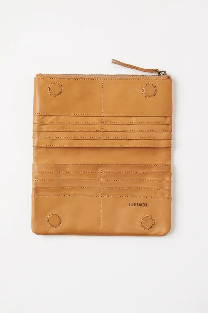 Capri Wallet Large - Tan