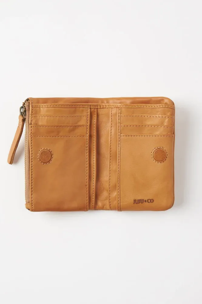 Capri Wallet Small - Tan