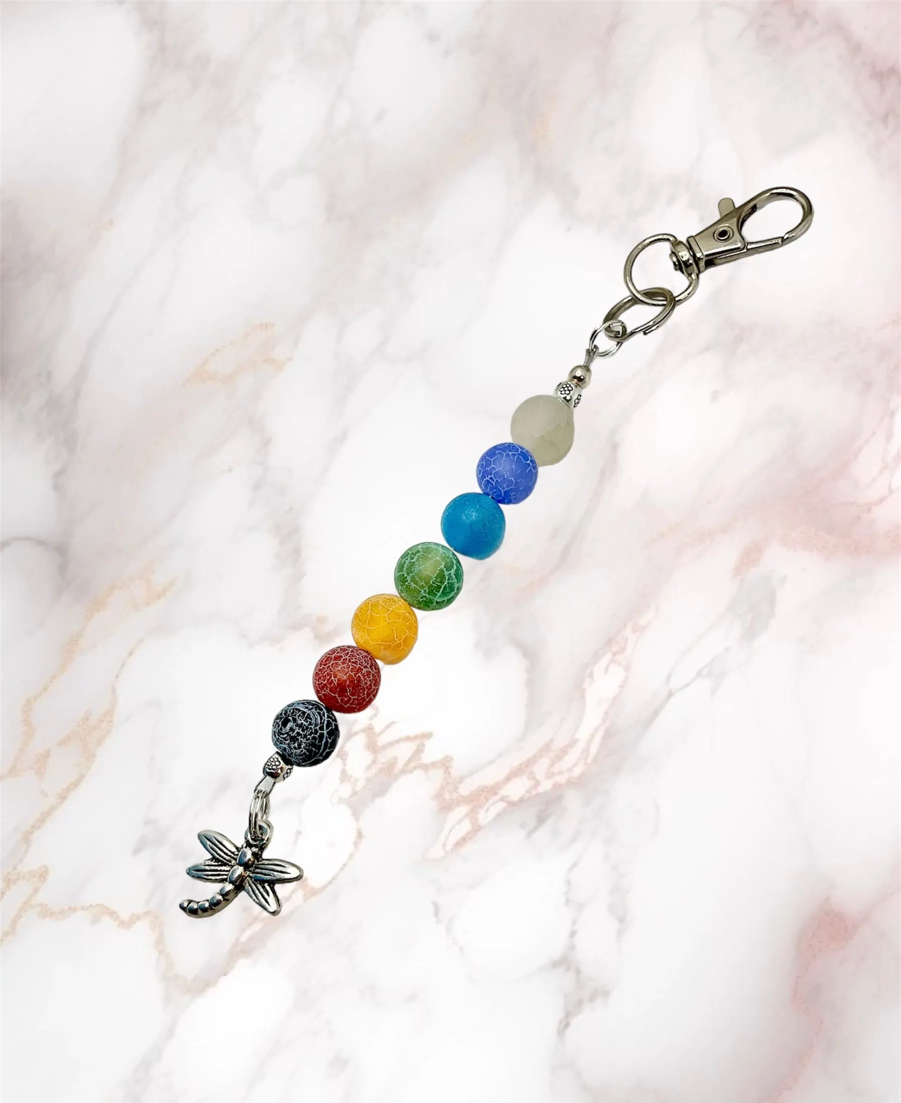 Chakra Charm/Keyring/Bag/Belt Clip On