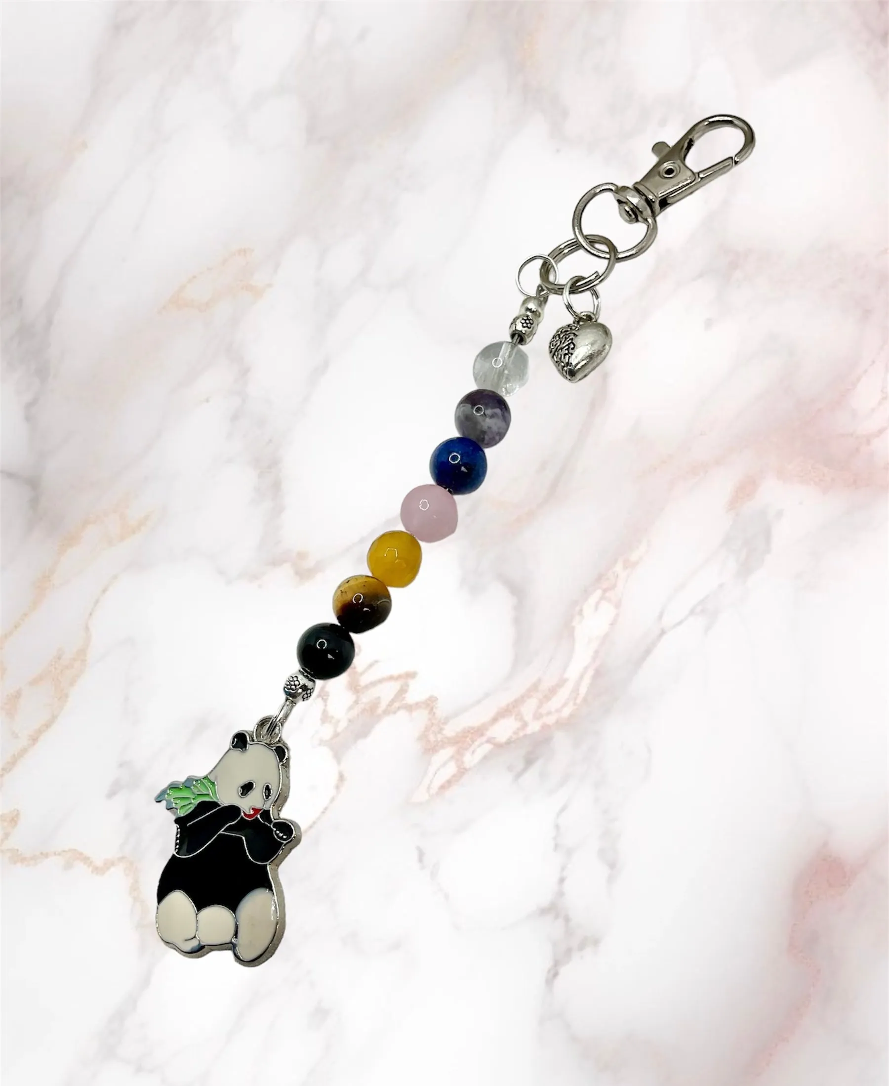 Chakra Charm/Keyring/Bag/Belt Clip On