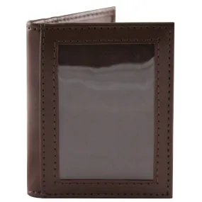 'Charlie' - Vegan Bi-Fold Wallet by The Vegan Collection  - Brown