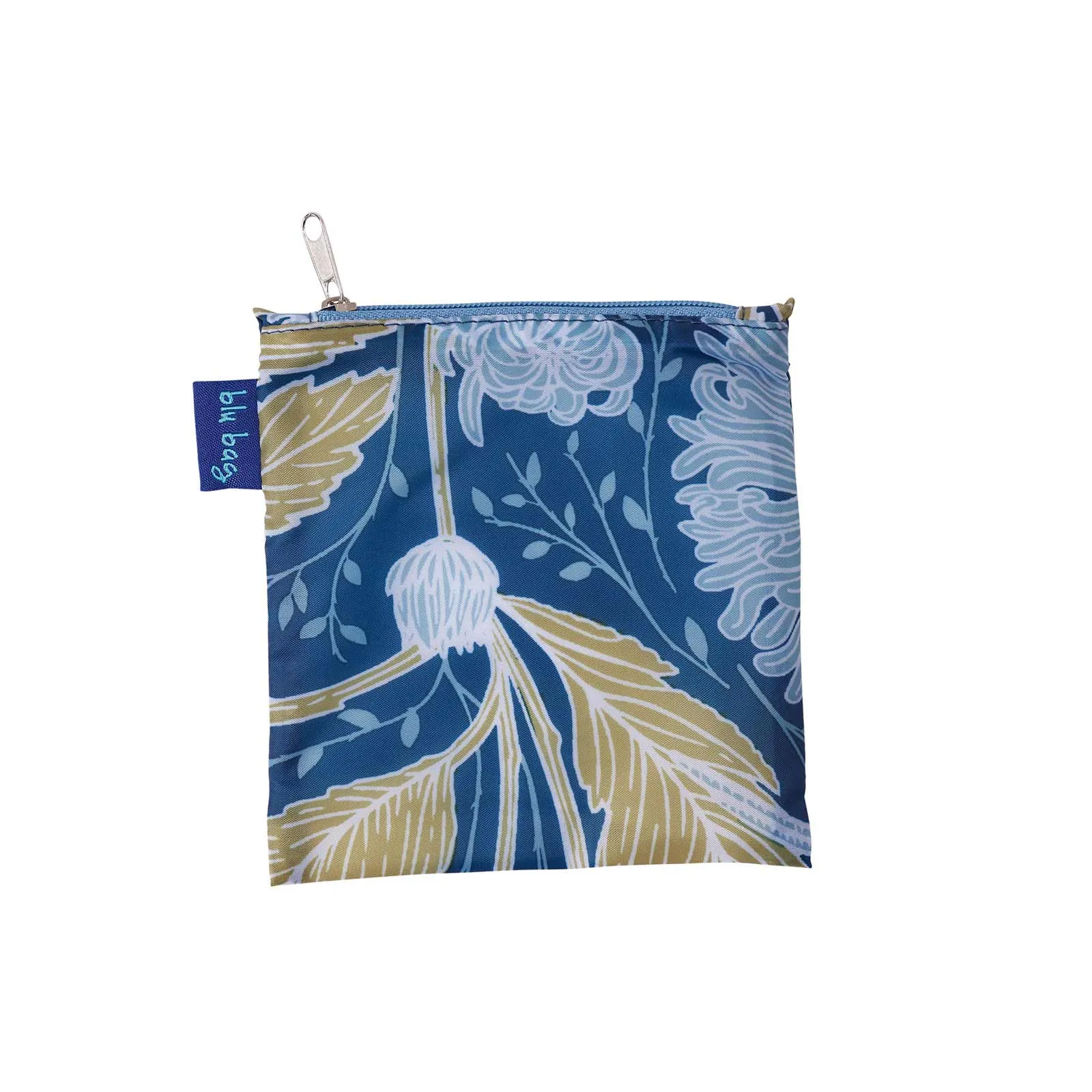 Chrysanthemum blu Reusable Shopping Bag