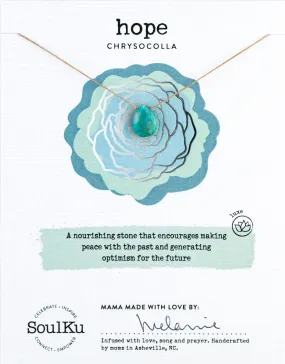 Chrysocolla Luxe Necklace for Hope