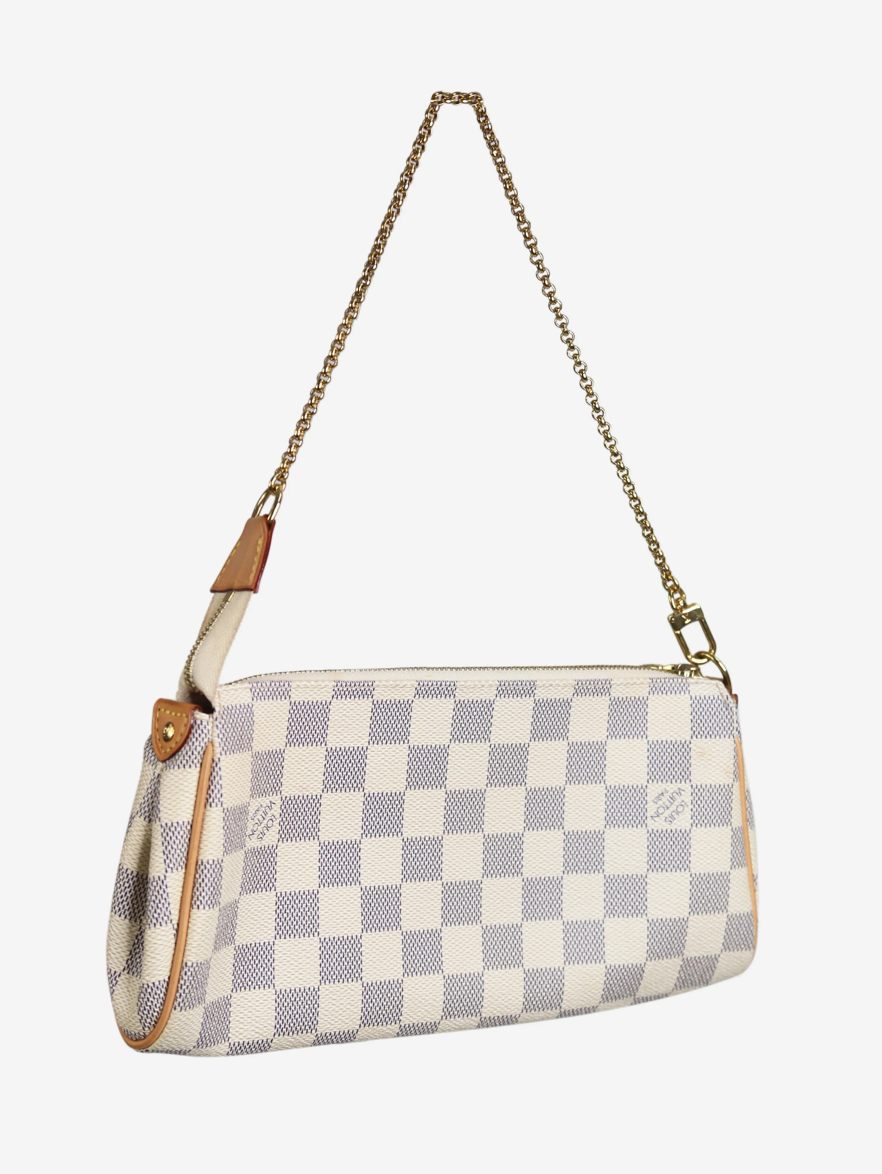 Cream 2011 Damier Azur Eva bag