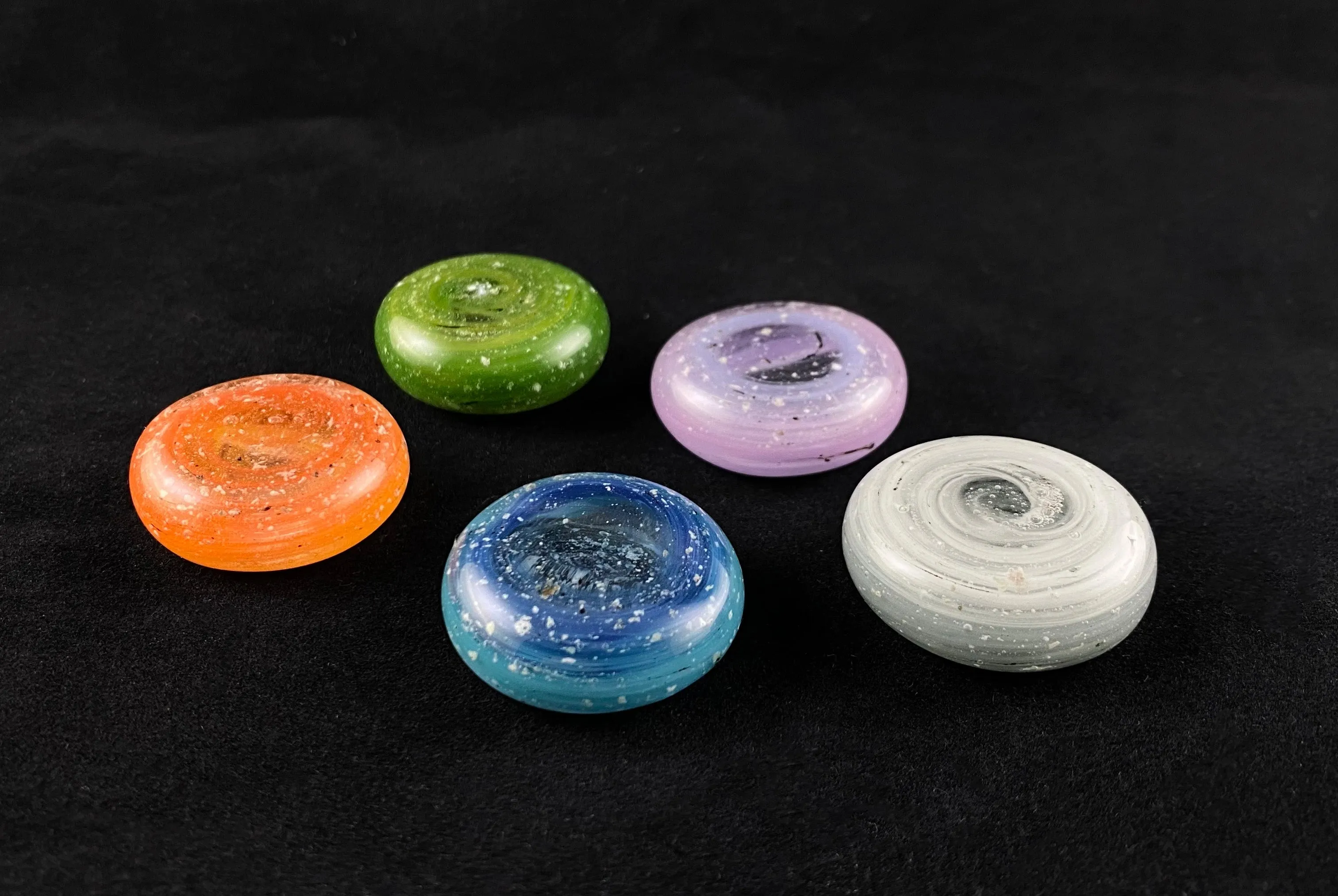 Elemental Worry Stones with Cremation Ash