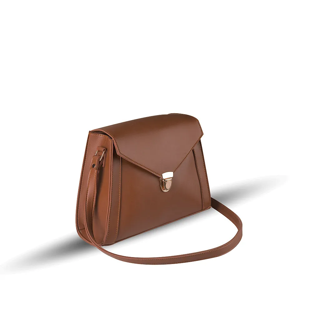 EVA CHOCO BROWN HANDBAG