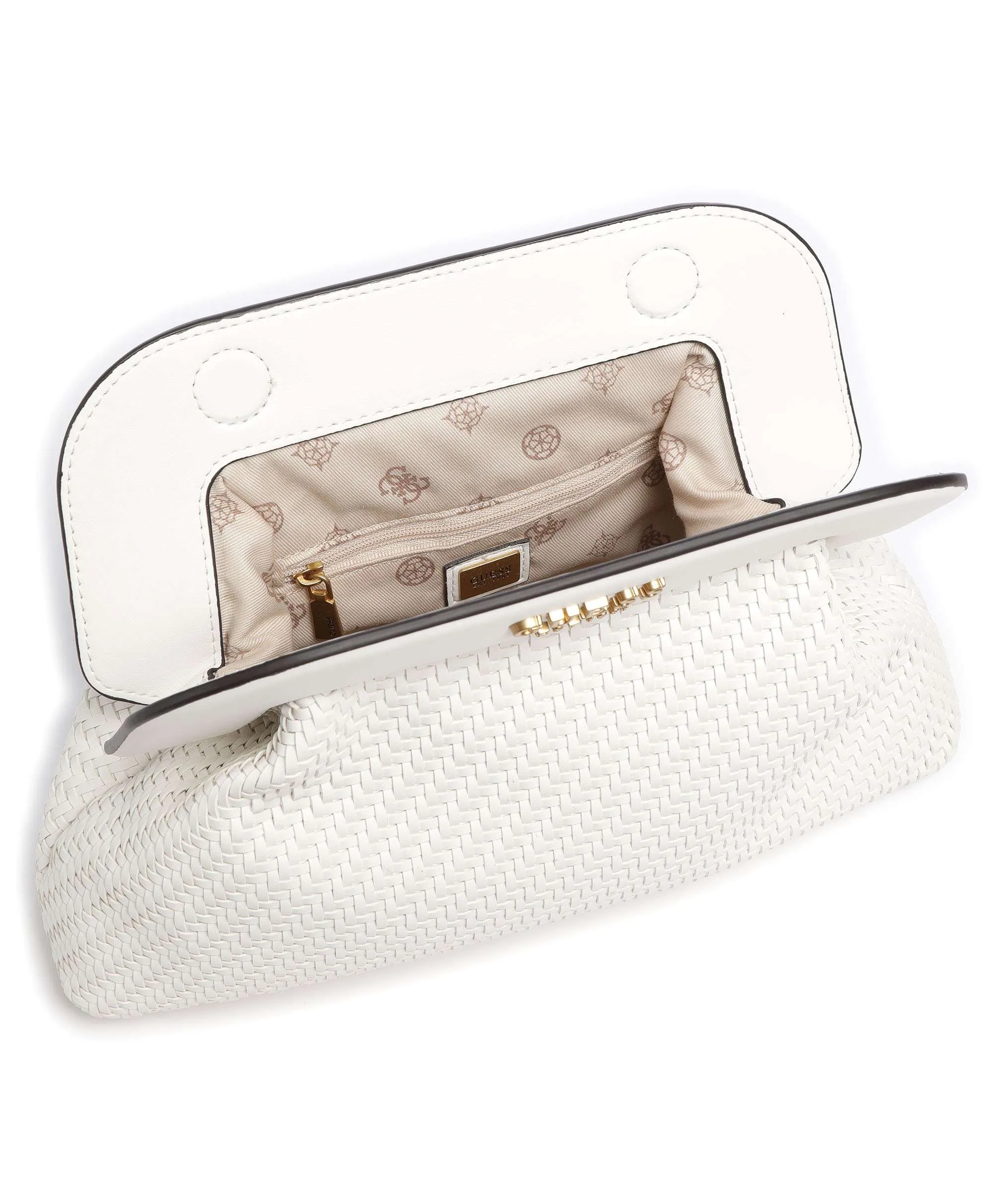 GUESS Abey White Crossbody Bag