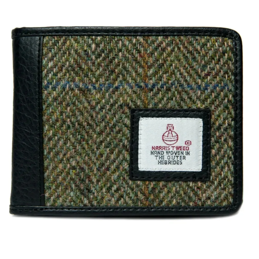 Harris Tweed Wallet - Country Green