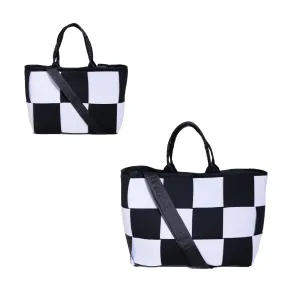 ICON TOTE   MINI ICON TOTE - BLACK & WHITE