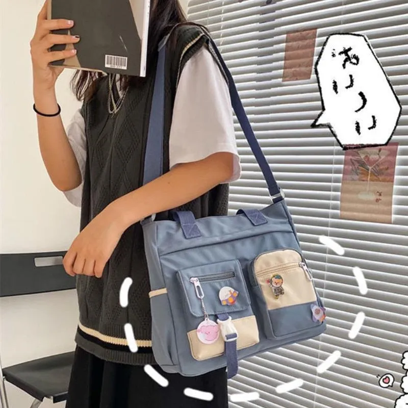 Kawaii Waterproof Canvas Handbag