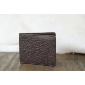 Lejon Men's Bubble Print Leather Bi-Fold Wallet