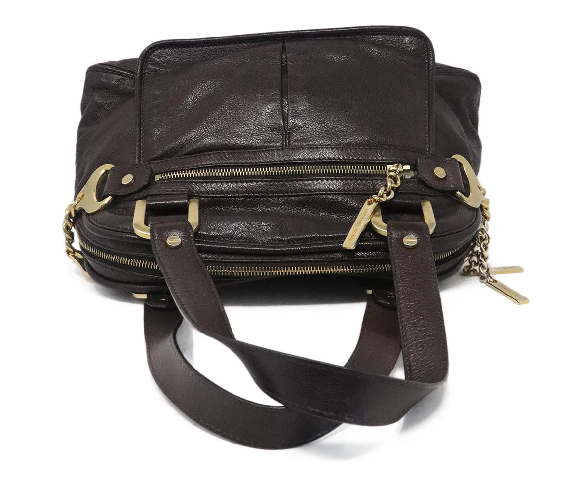 Michael Kors Brown Leather Satchel