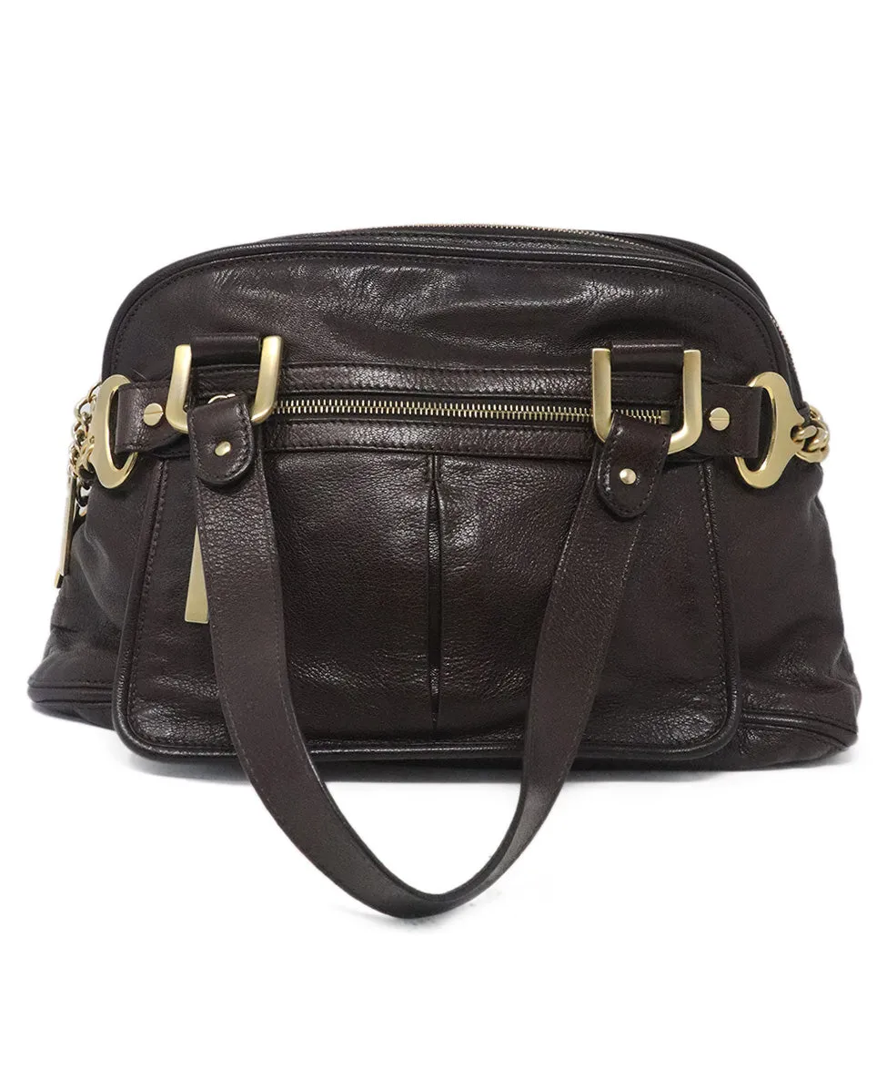 Michael Kors Brown Leather Satchel