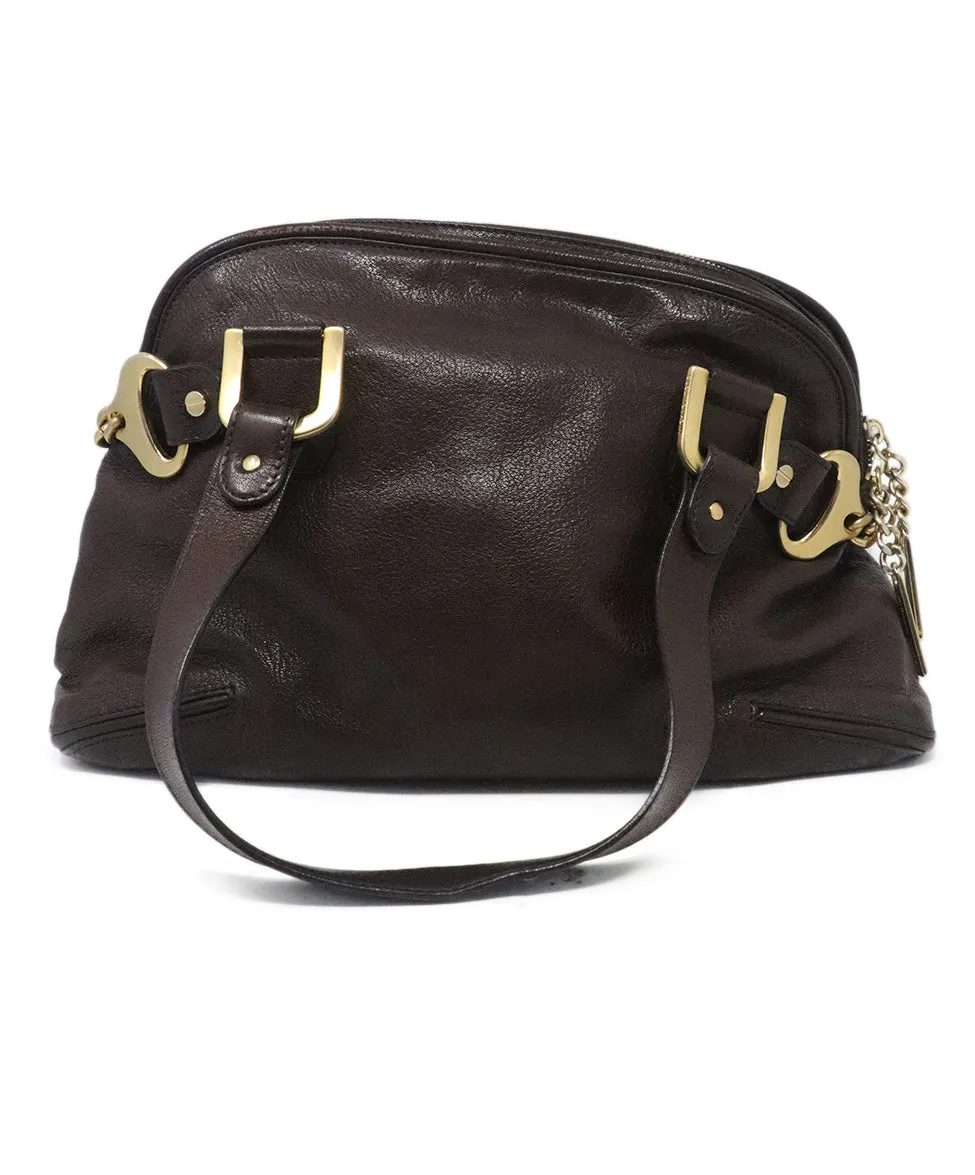 Michael Kors Brown Leather Satchel