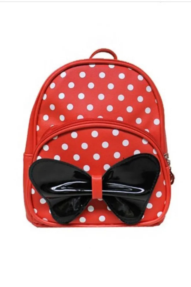 MISS MINNIE INSPIRED GIRLS BACKPACK