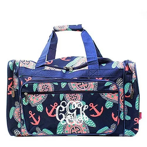 Monogrammed Sea Turtle Duffel bag SOLD OUT