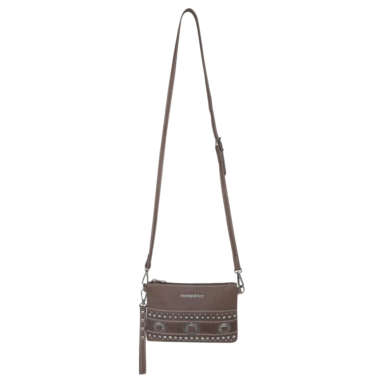 MW1152-181 Montana West Concho Collection Crossbody/Wristlet