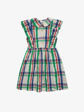 NEW Bobo Choses | Madras Checks ruffle woven dress