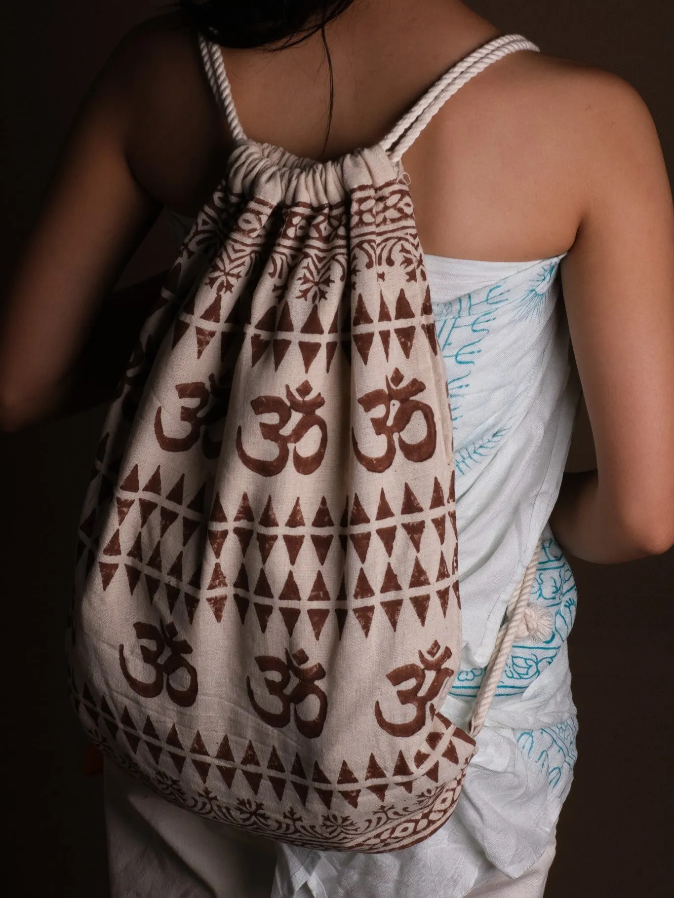 Om Drawstring Bag