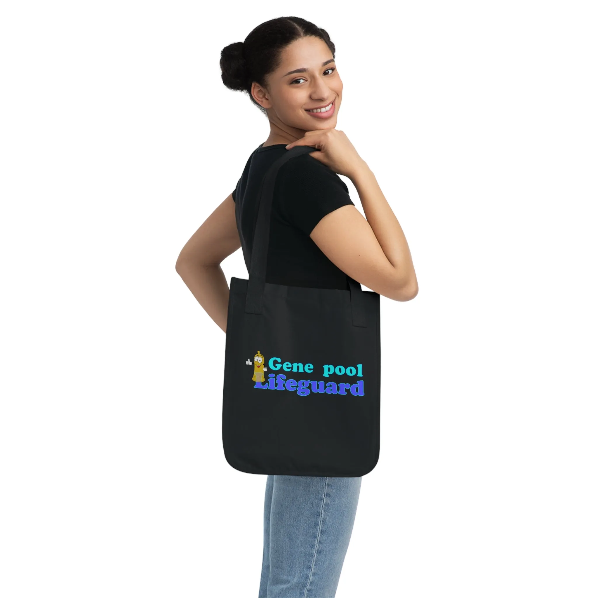 Organic Canvas Tote Bag - Gene Pool Lifeguard