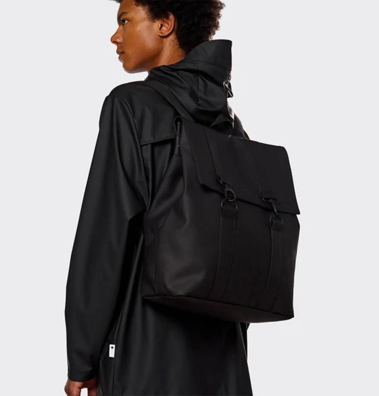 RAINS MSN Bag in Black