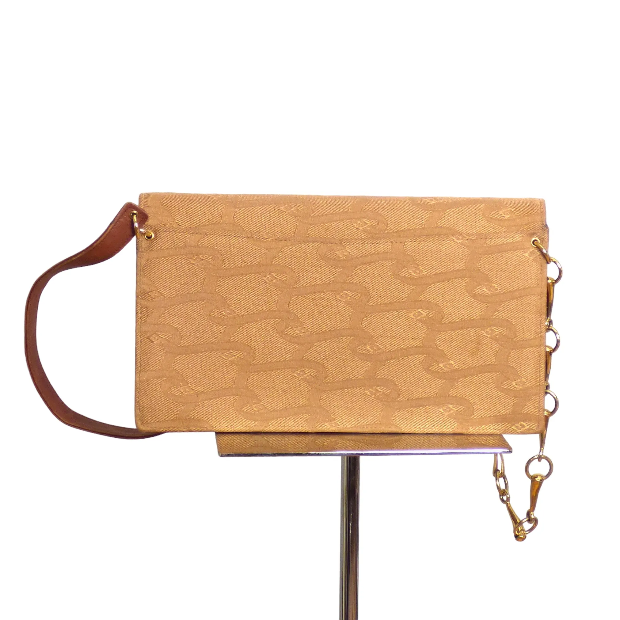 ROBERTA DI CAMERINO- 1960s Canvas Brocade Purse