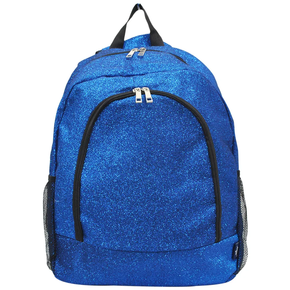 Royal Blue Glitter NGIL Canvas Backpack