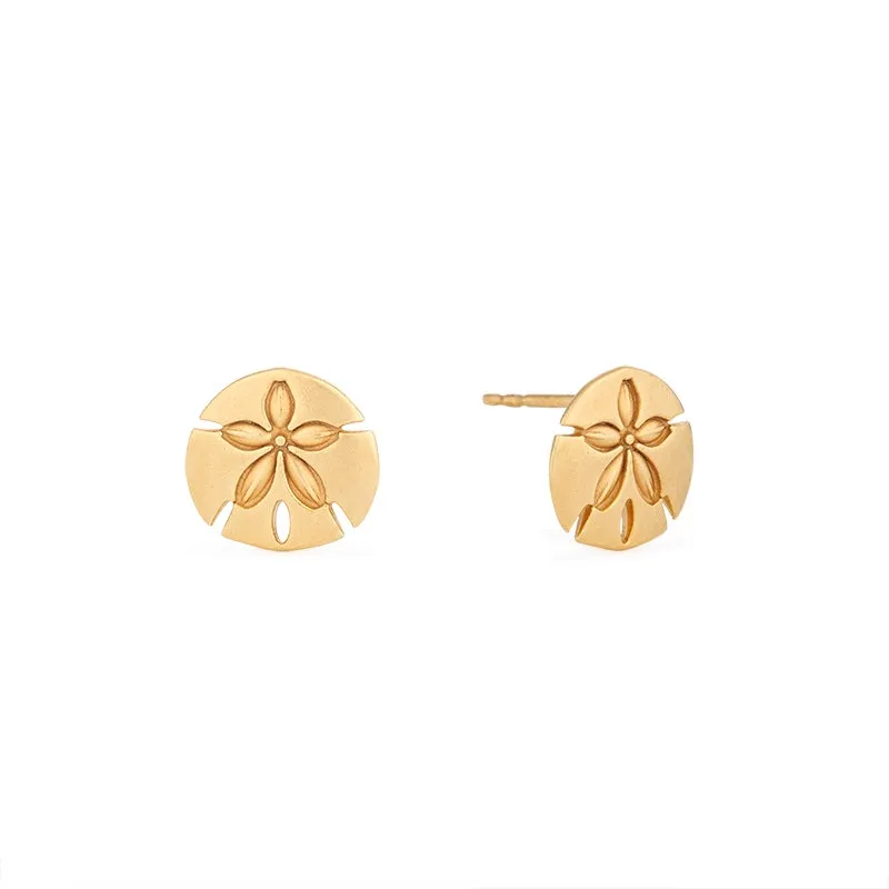 Sand Dollar Stud Earrings