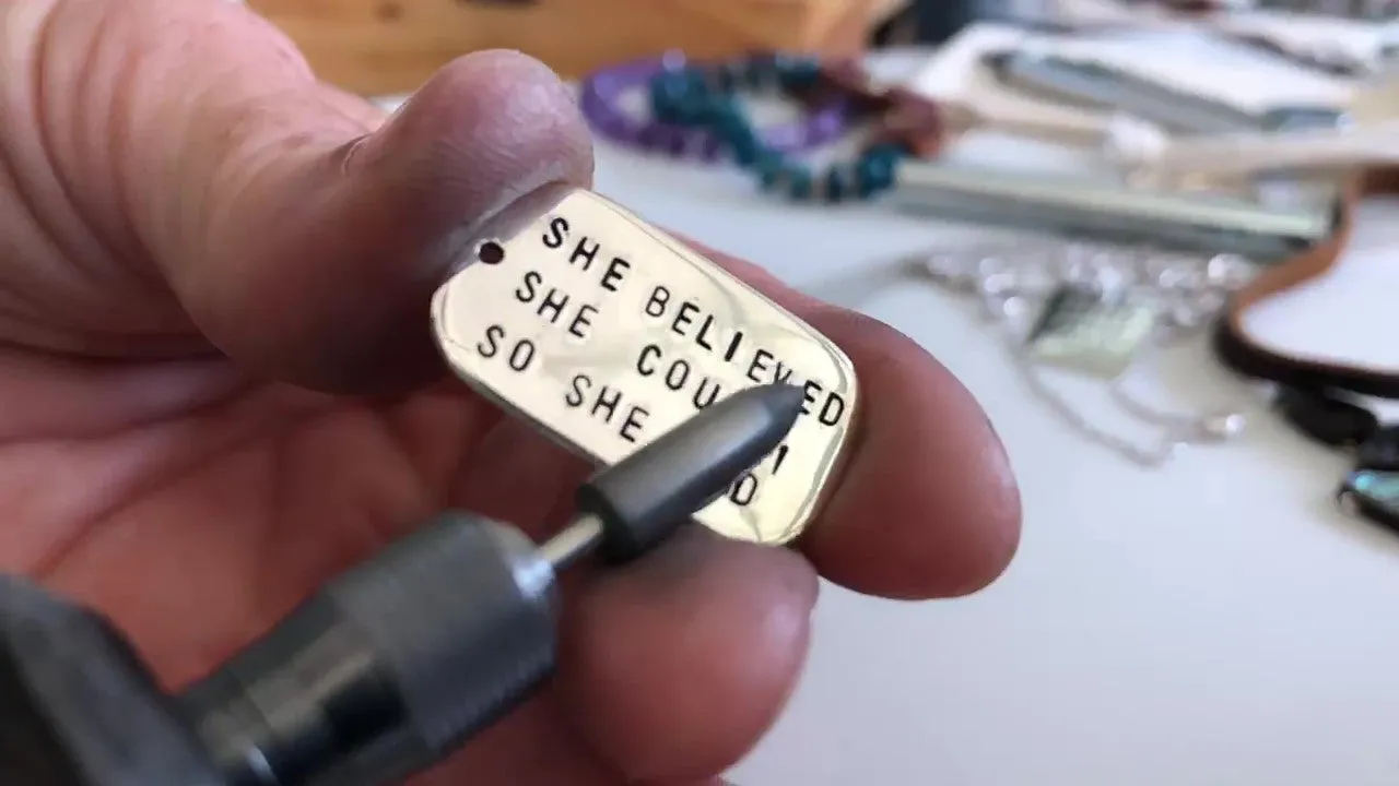 She Believed She Could So She Did Necklace