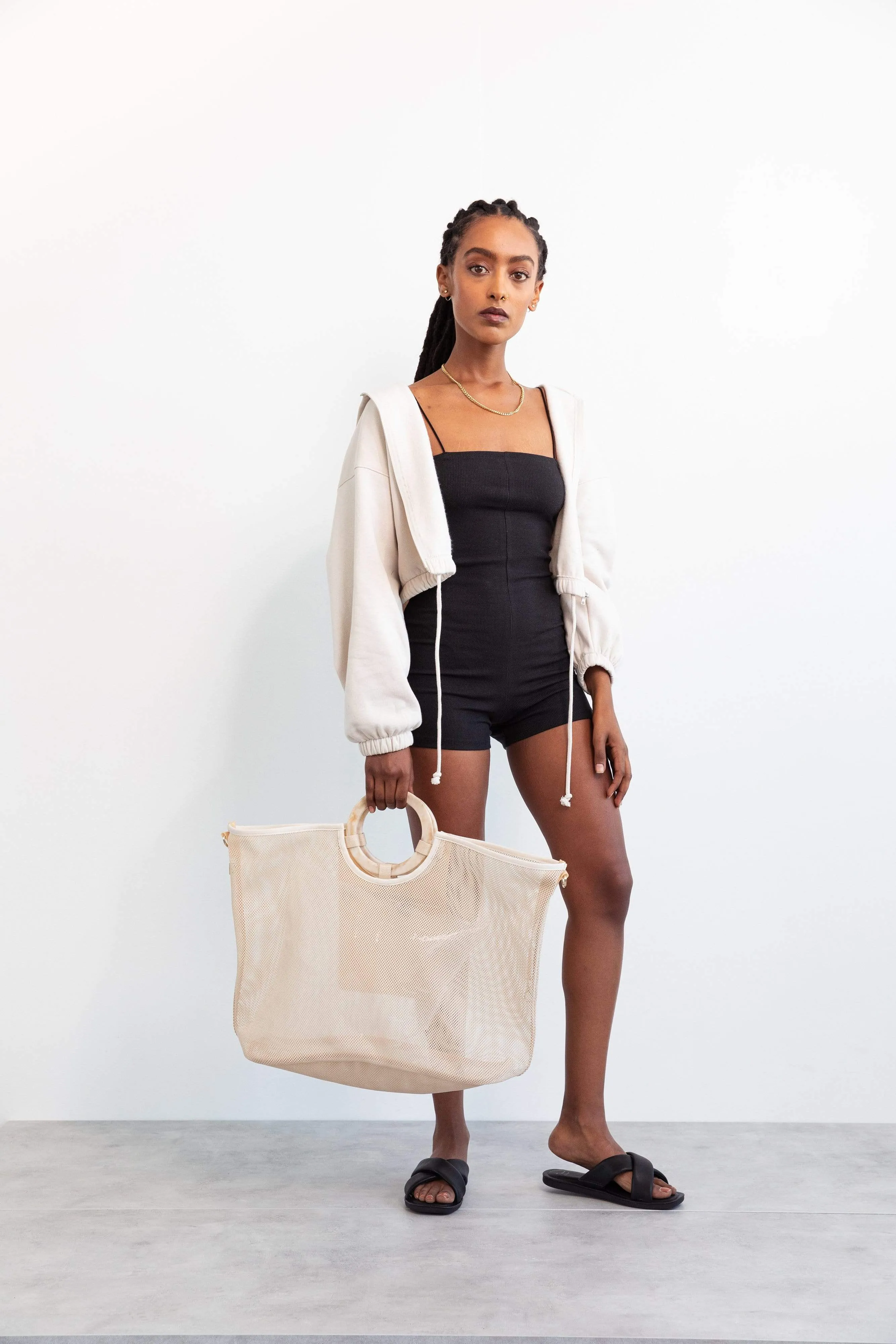 The Beach Bag in Beige