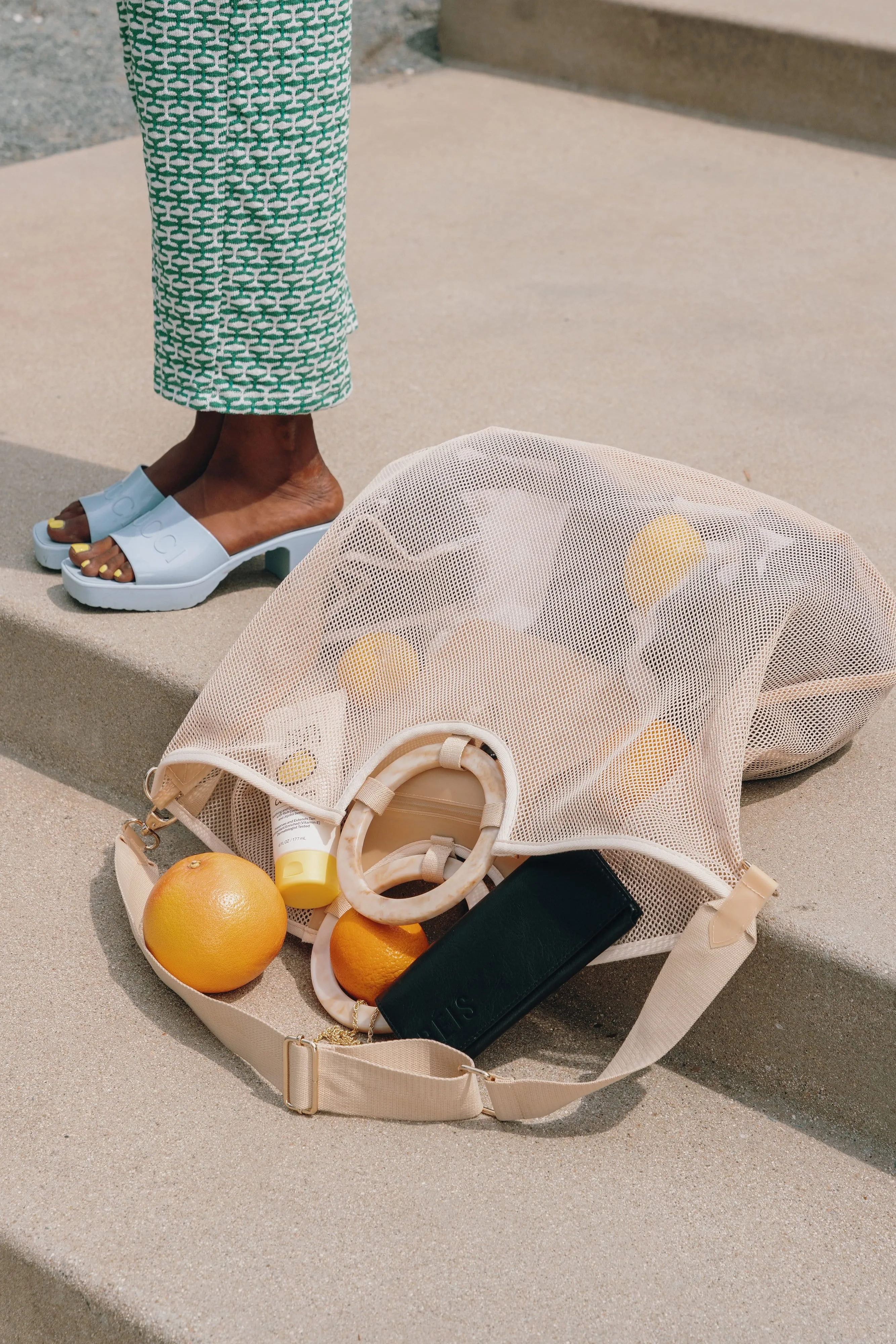 The Beach Bag in Beige