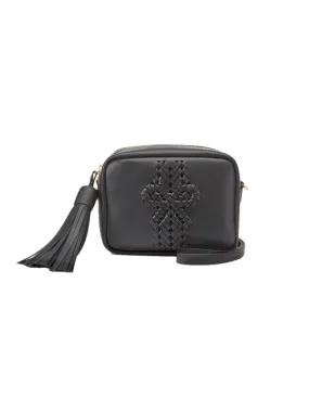 The Neeson Tassel Cross Body in Black Circus