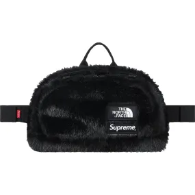 TNF FAUX FUR WAIST BAG-BLACK