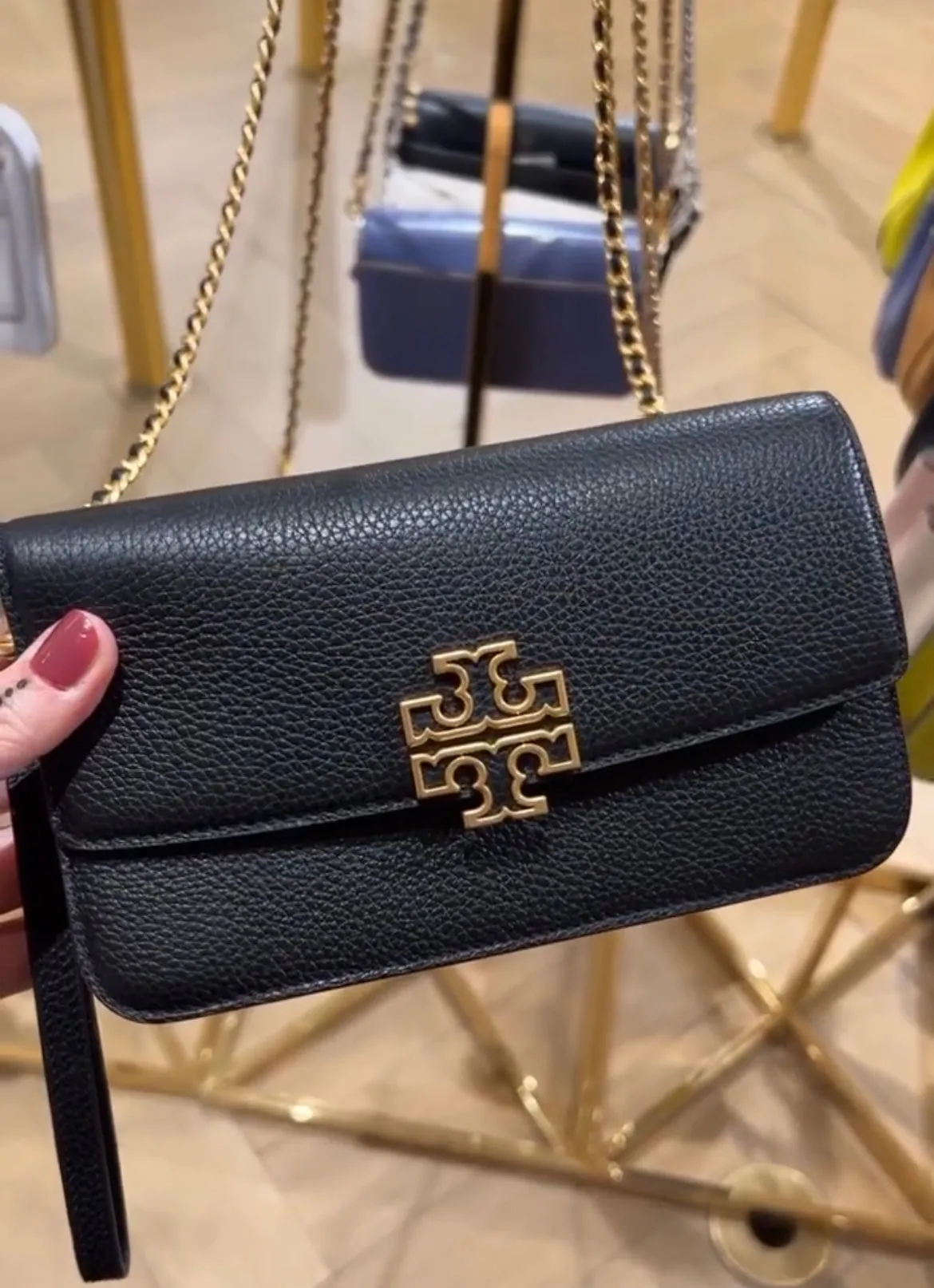 Tory Burch Britten Chain Wallet