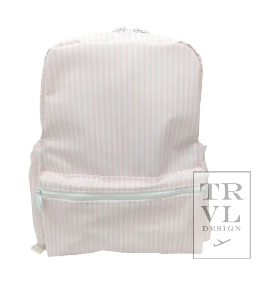 TRVL - Backpack - Pimlico Stripe Pink