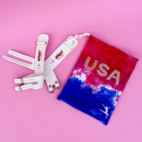 USA Red, White & Blue Gymnastics Grip Bag