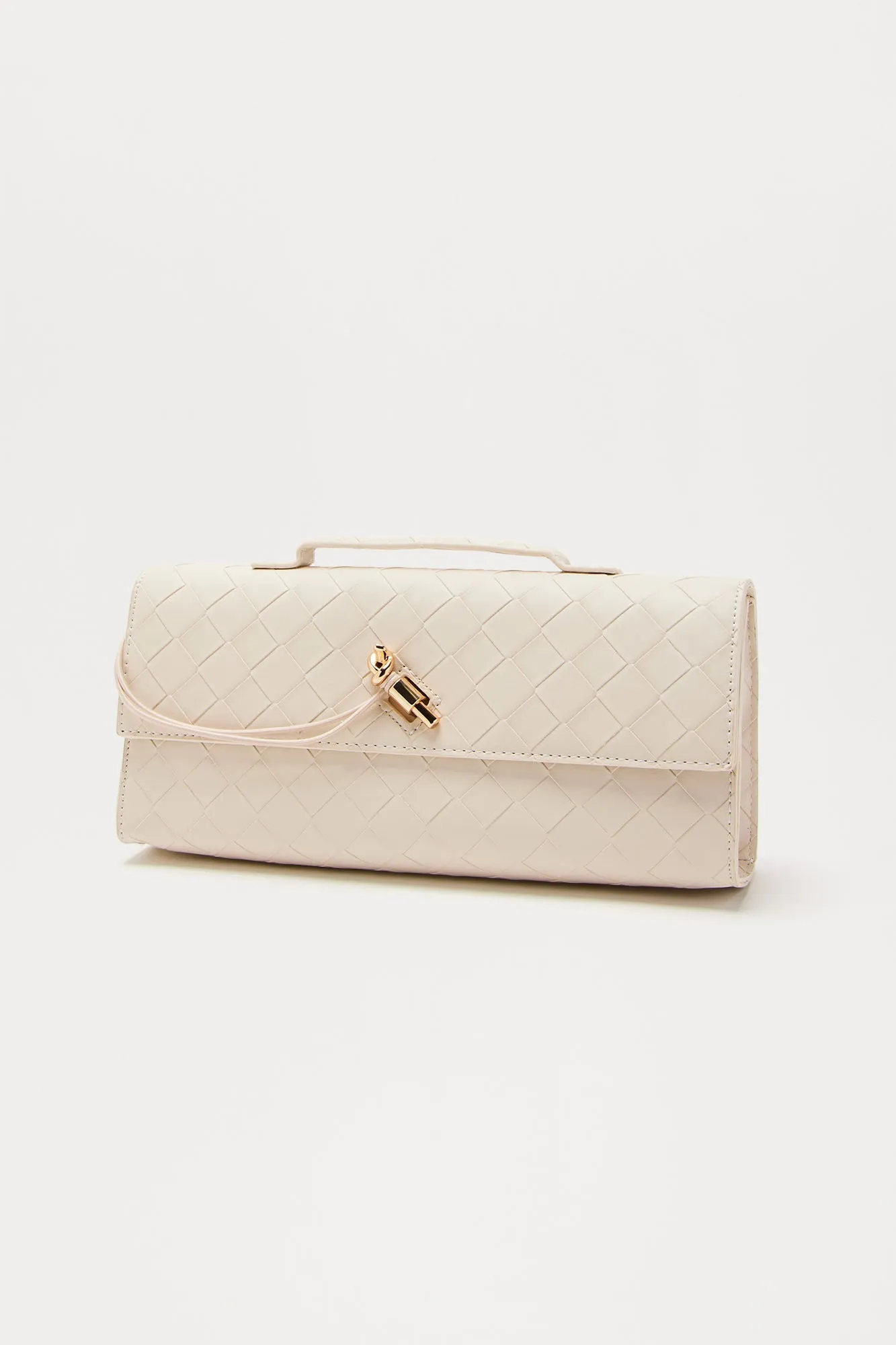 Veronica Woven Handbag - Ivory