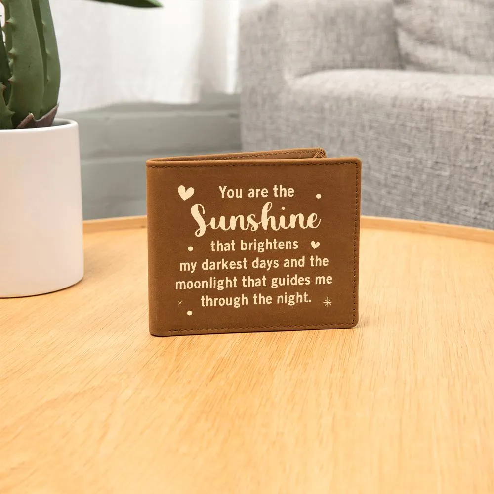 Wallet Design_You are the Sunshine Leather Wallet