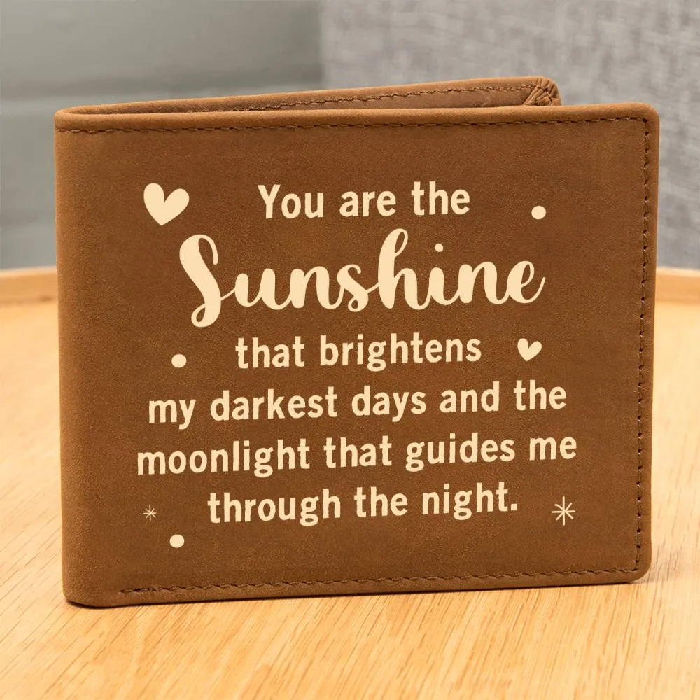 Wallet Design_You are the Sunshine Leather Wallet