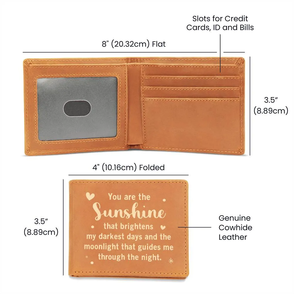 Wallet Design_You are the Sunshine Leather Wallet