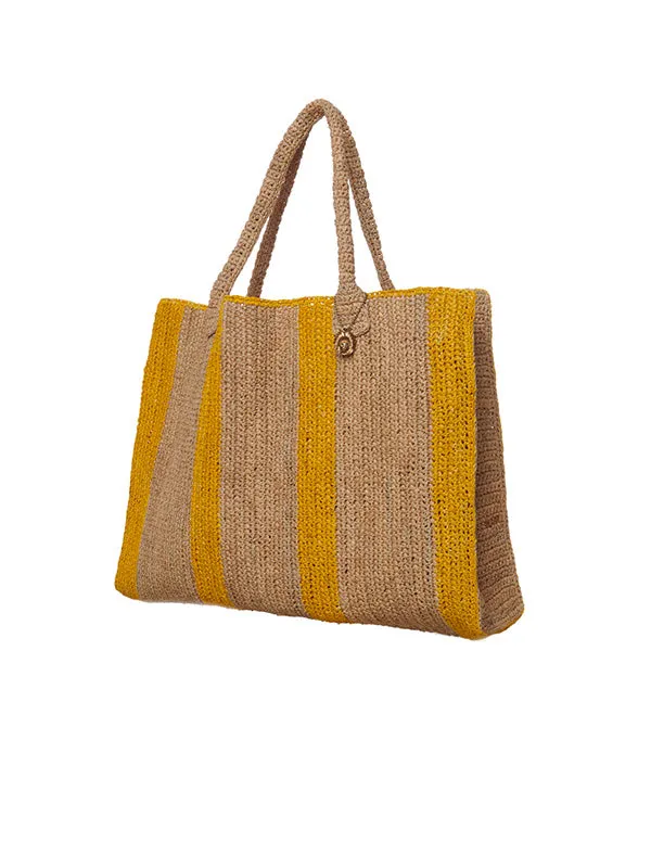 Weekender Bag in Sand and Sunshine